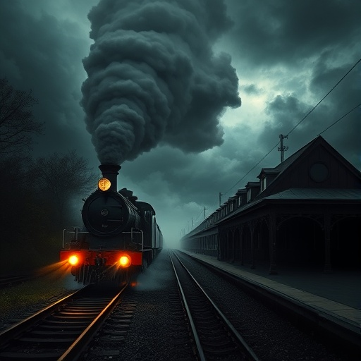 Lost in the Mist: A Steam Locomotive’s Mysterious Journey