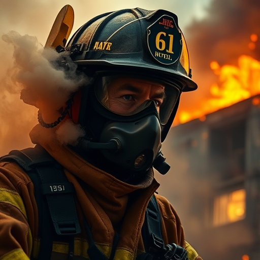 Heroic Firefighter Faces Down Blazing Inferno