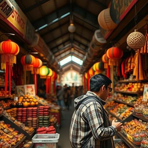 Lost in the Vibrant Tapestry of the Market