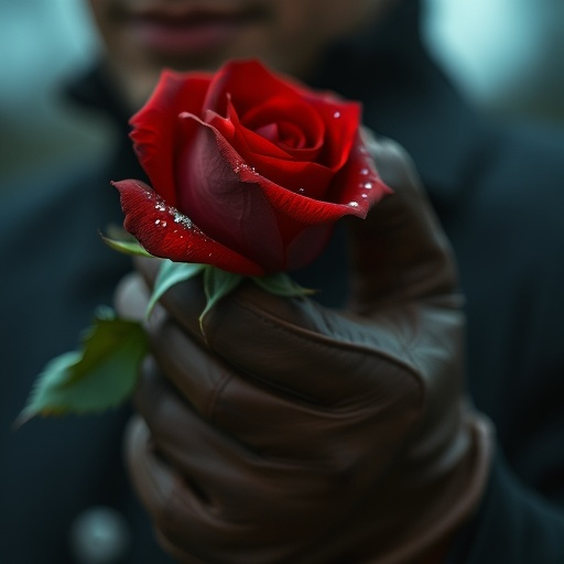 A Passionate Encounter: A Glimpse of Love in a Single Rose