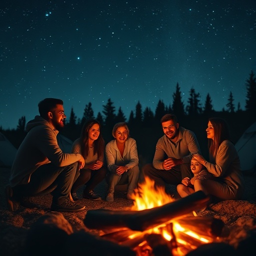 Campfire Nights: Cozy Gatherings Under a Starry Sky