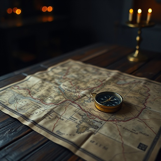 Uncharted Territories Await: A Compass Points the Way