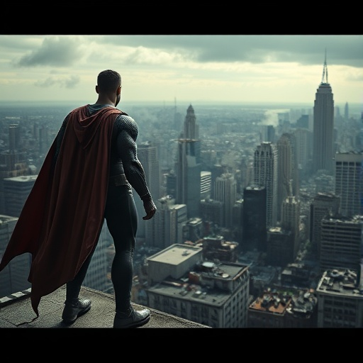 A Hero Stands Alone: Contemplating the Cityscape