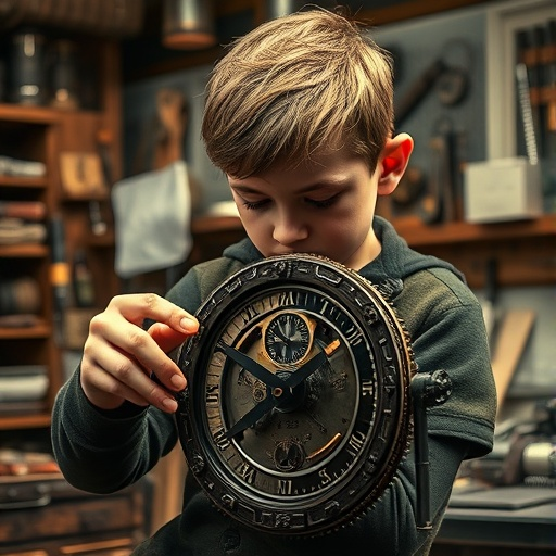 A Boy’s Fascination with Steampunk Time