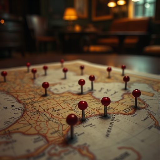 Planning Your Next Adventure: A Map Filled with Possibilities