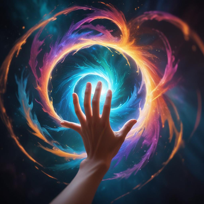 A Hand Reaches into the Mystical Vortex