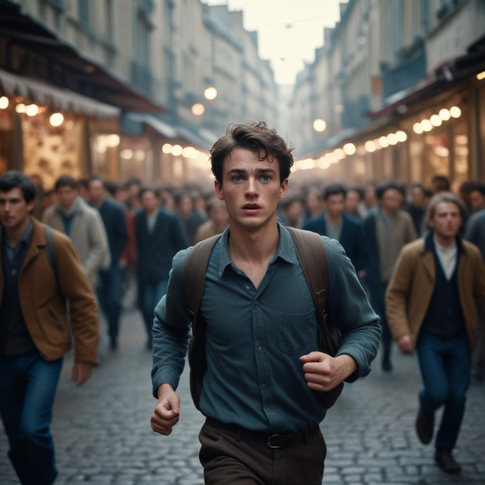 Fear and Determination in the Parisian Streets