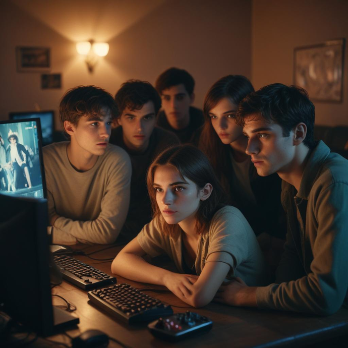 Intense Focus: A Group Hangs on the Edge of Their Seats