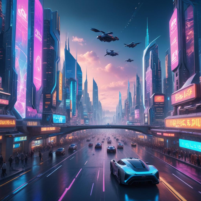 Neon Cityscapes: Where the Future Takes Flight