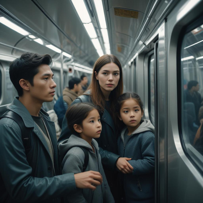 A Family’s Journey: Anticipation and Mystery in the Subway