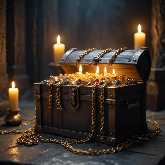 Unveiling the Riches: A Treasure Chest Beckons