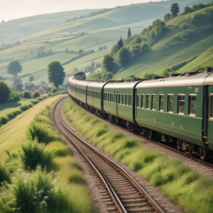 Tranquil Journey Through Verdant Hills