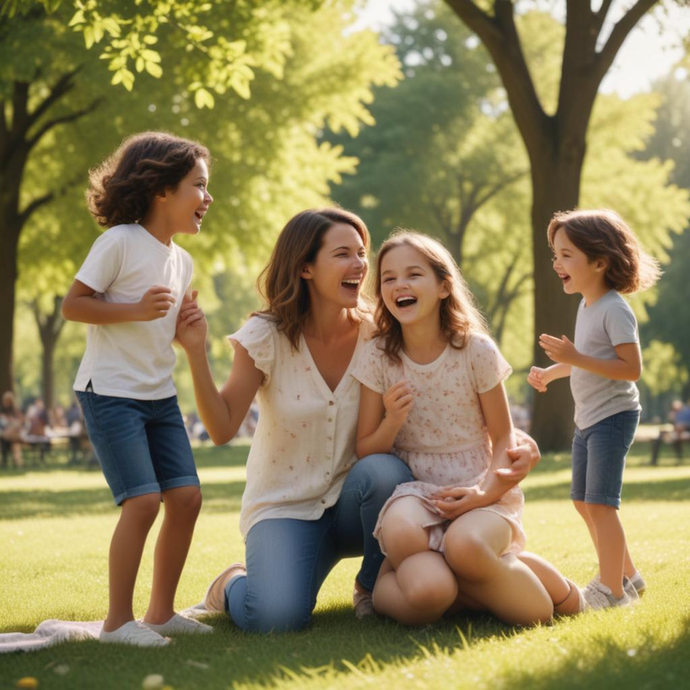 Laughter and Sunshine: A Family’s Joyful Day at the Park