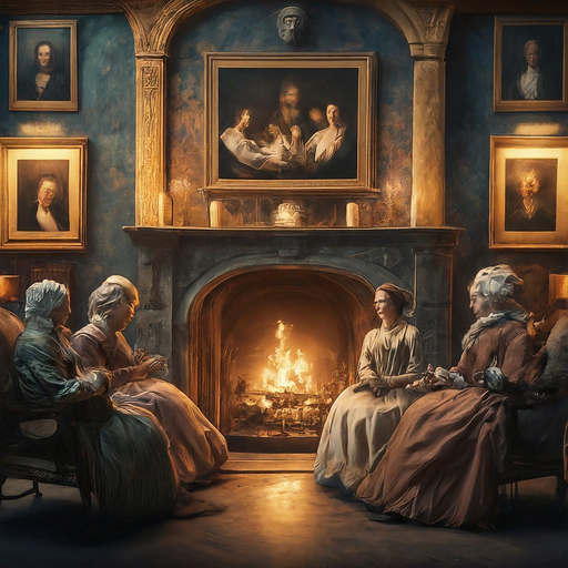 Intimate Gathering by the Firelight