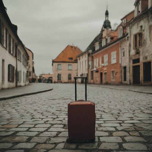 A Suitcase, a Cobblestone Street, and a Feeling of Loss