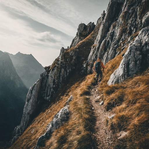 Lost in the Majesty: A Hiker Finds Perspective on a Mountain Trail