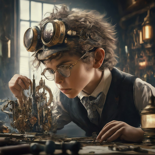 A Young Inventor’s Enchanting Workshop