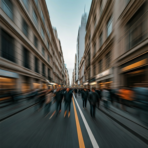 City Pulse: A Blur of Motion and Energy