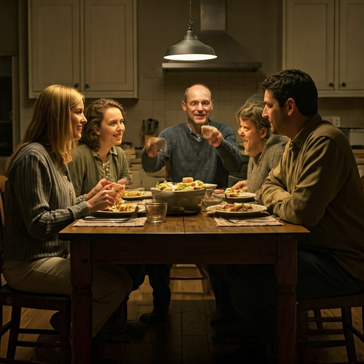 Intimate Family Gathering: A Warm and Cozy Dining Experience