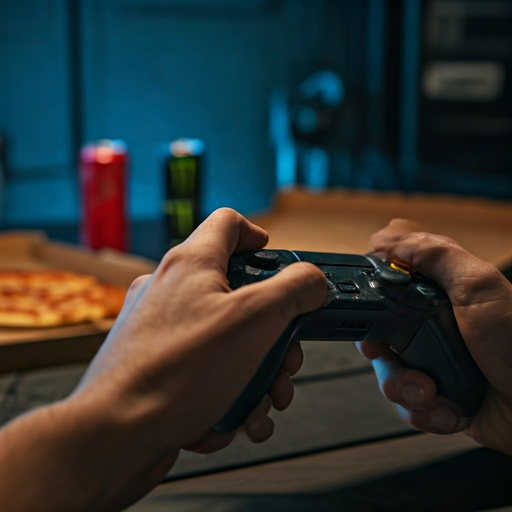 The Focus is on the Game, Not the Pizza