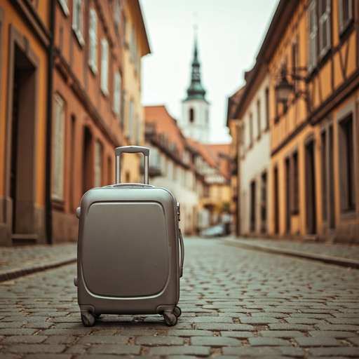 A Suitcase, a Cobblestone Street, and the Weight of Solitude