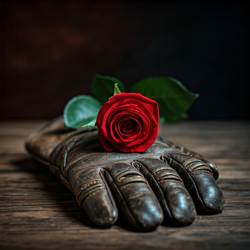 A Touch of Romance: Rose and Glove