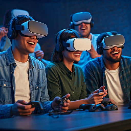 VR Friends: Immersed in Fun and Futuristic Gameplay