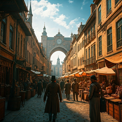 A Glimpse of History: Cobblestone Charm and a Mysterious Archway