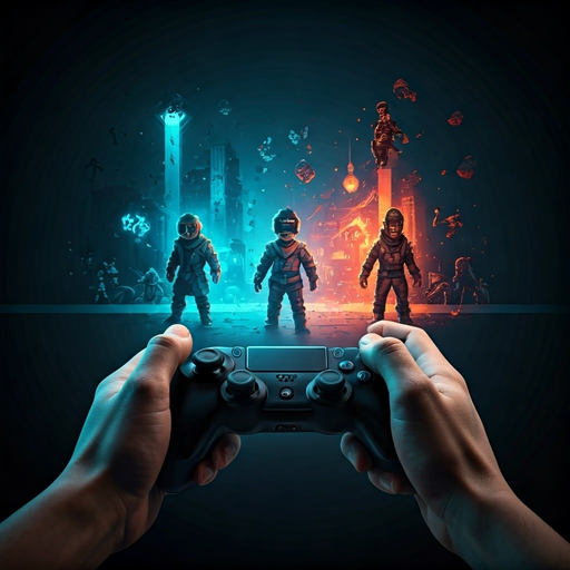 Immerse Yourself in the Future: Action-Packed Gaming Scene