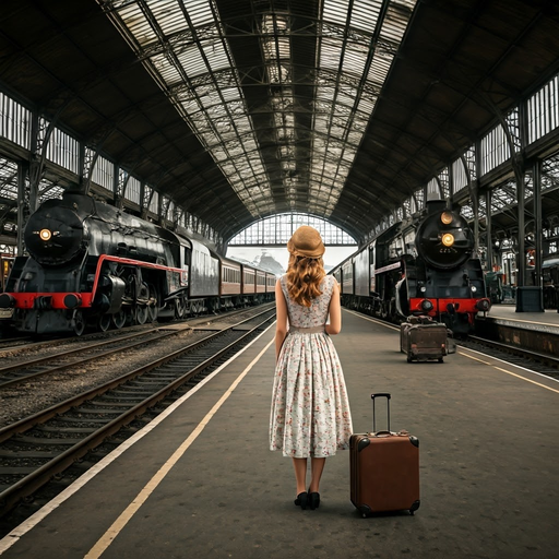 A Moment in Time: Nostalgia and Romance on the Platform