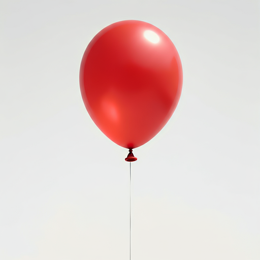 Red Balloon, White Space: A Minimalist Moment