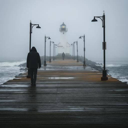 Lost in the Fog: A Solitary Journey to the Lighthouse