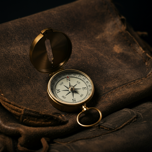 Lost in Time: A Vintage Compass Beckons Adventure