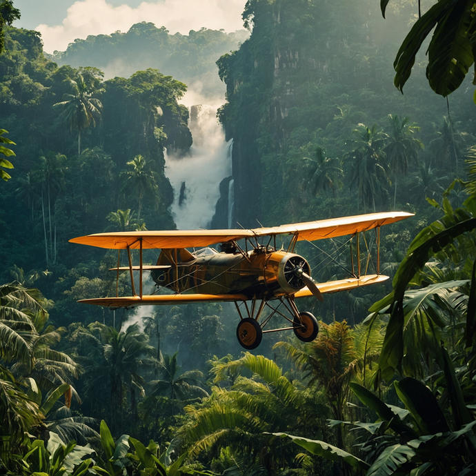 Soaring Through the Jungle Mist