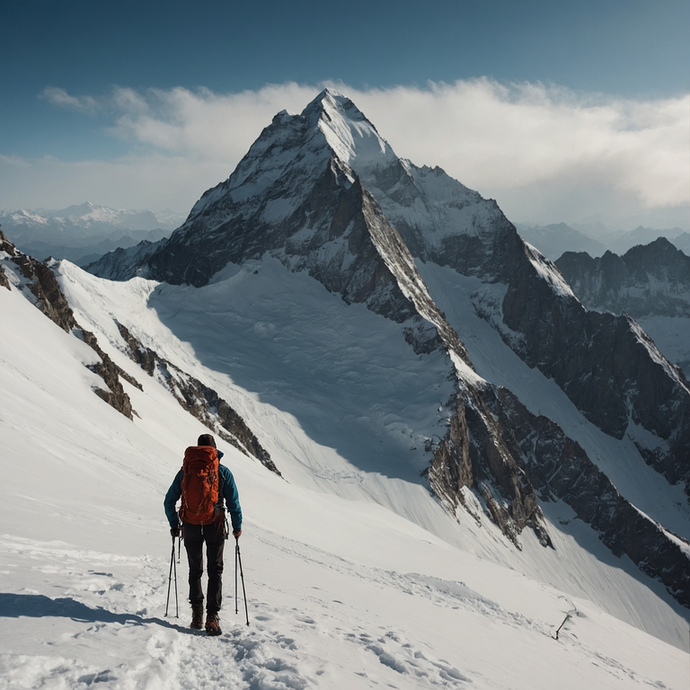 A Hiker’s Journey Through Majestic Serenity