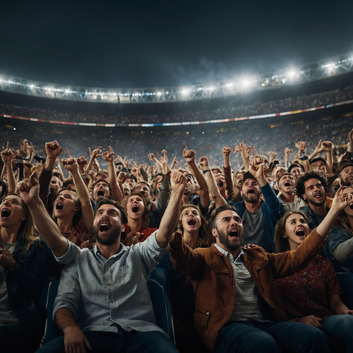 The Roar of the Crowd: A Stadium Erupts in Excitement