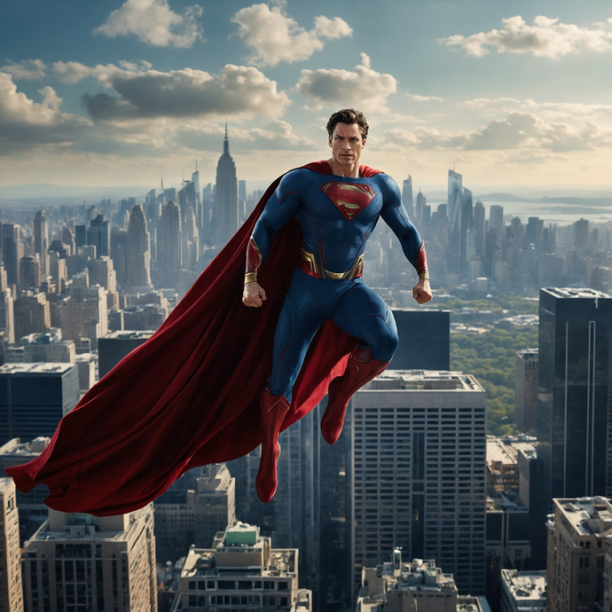 Superman Soars Over New York City in Epic Display