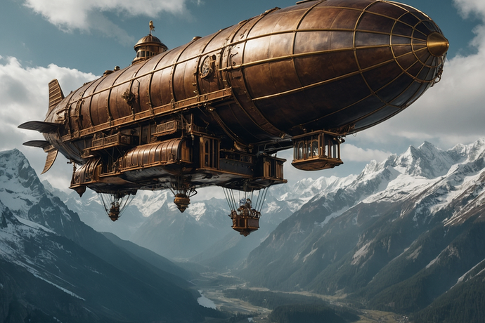 image from Steampunk: Where Technology Meets Victorian Charm with Leonardo-ai