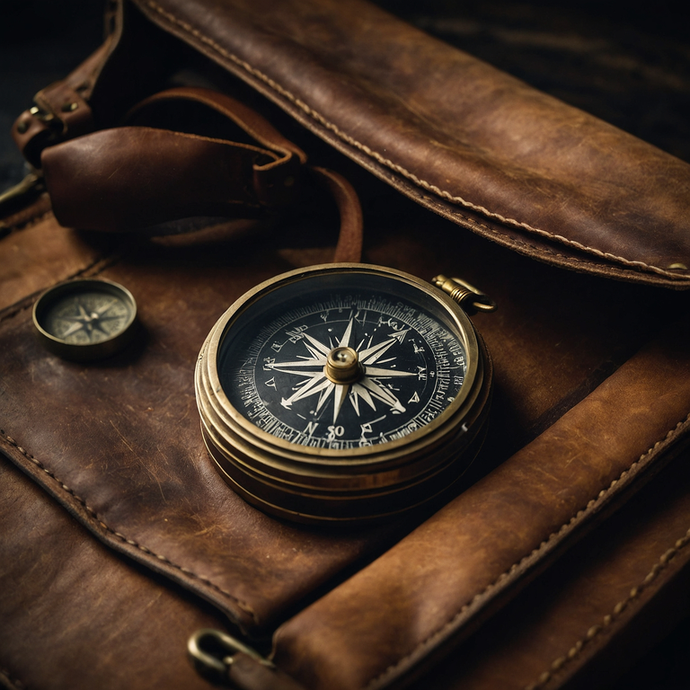 Uncharted Territories Await: A Vintage Compass Beckons