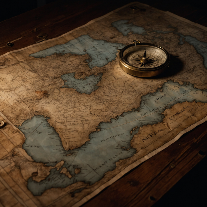 Uncharted Territories: A Map Beckons Adventure