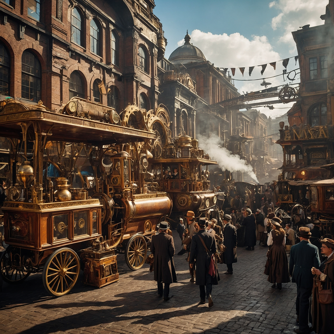 Steampunk City: Where Imagination Meets Industry