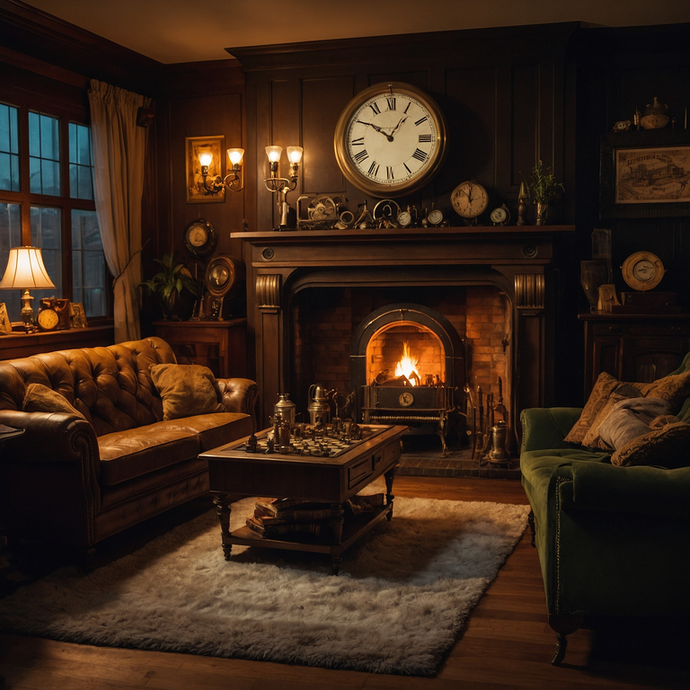 Cozy Living Room with a Classic Touch