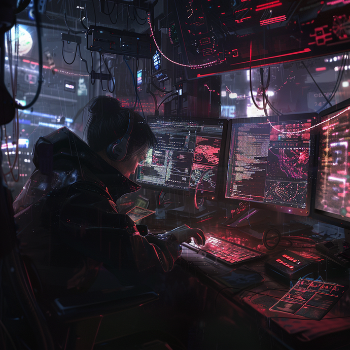 Lost in the Code: A Cyberpunk Dream