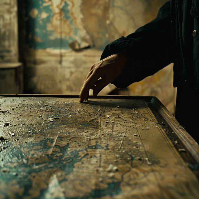 A Dusty Map, A Reaching Hand, and a Mystery Unfolds