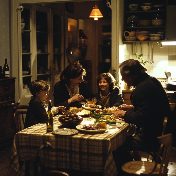 The Warm Glow of Family Dinner