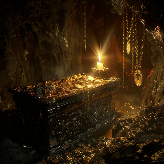 A Treasure Trove Unveiled: A Candlelit Cave Holds a Secret Fortune