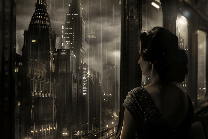 image from Can AI Capture the Essence of Noir? A Case Study in Aesthetic Generation with Midjourney