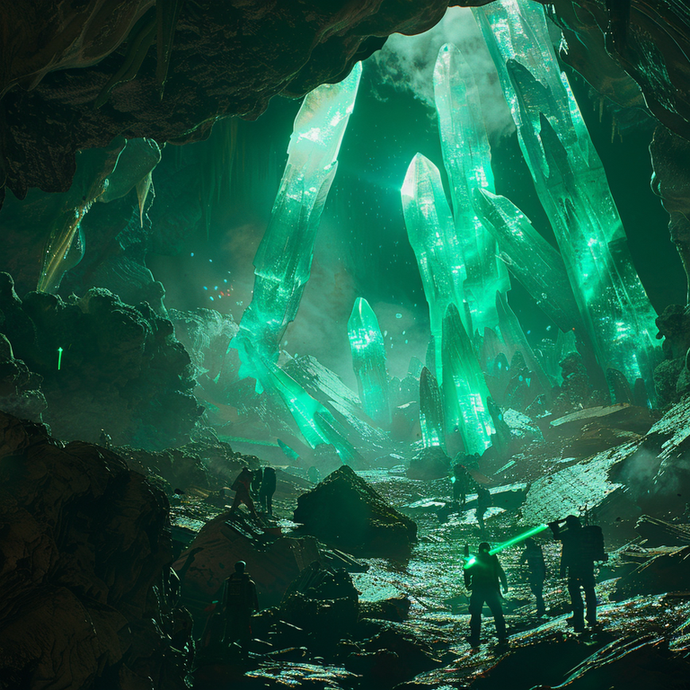 Lost in a Crystal Cavern: Explorers Uncover a Glowing Secret