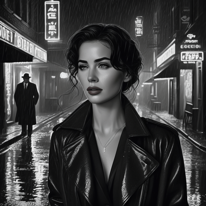 Lost in the Rain: A Noir Tale Unfolds