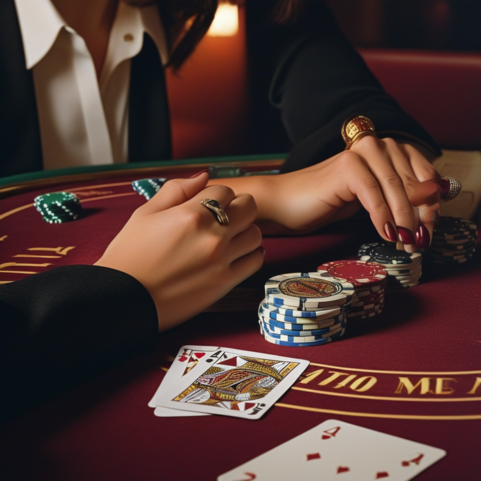 The Stakes Are High: A Close-Up Look at a Poker Hand